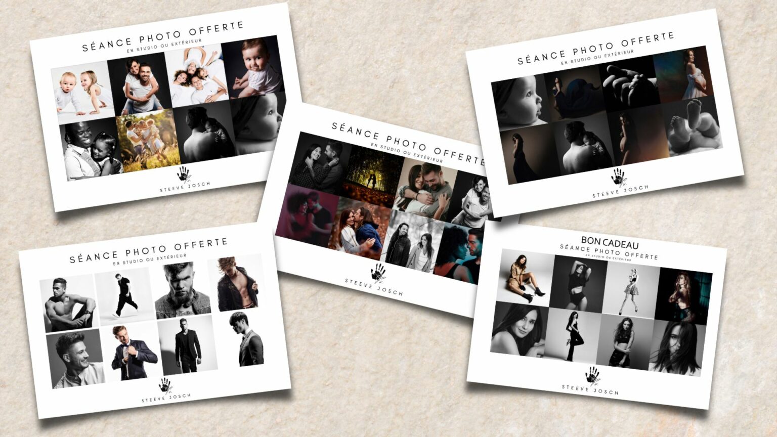 Black and White Monochrome Photo Collage Motivational Desktop Wallpaper