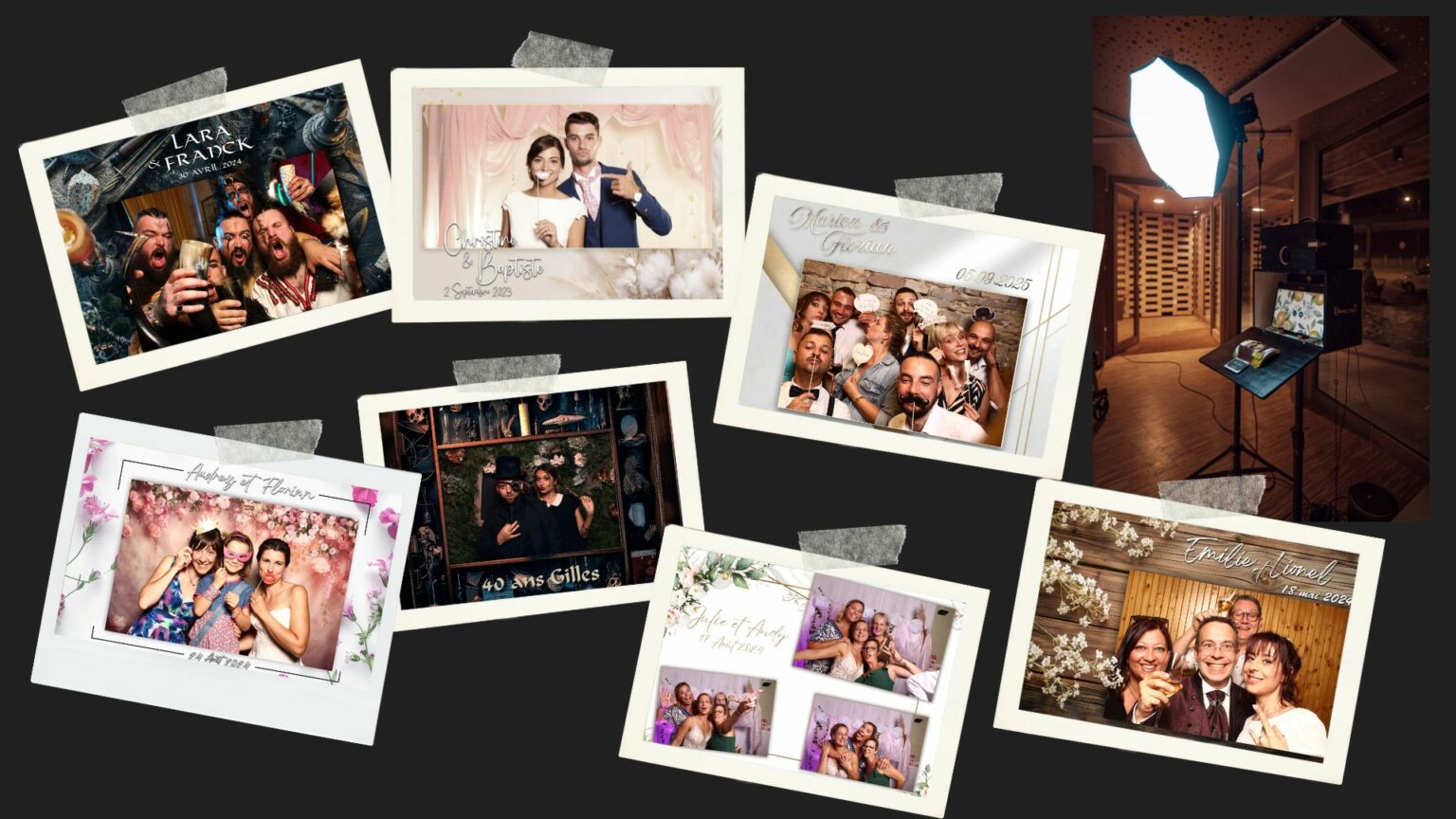 Black and White Monochrome Photo Collage Motivational Desktop Wallpaper